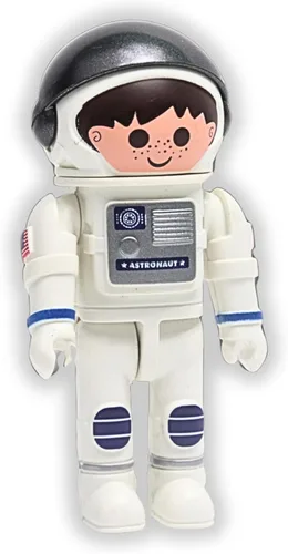 Miniatura 6 de Space Adventure Series Daron Space Capsule con figura de astronauta, juguete detallado de 7 pulgadas con escotilla de apertura y casco, juego