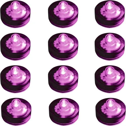 Miniatura 9 de LumaBase 68512 Luces LED sumergibles a pilas, color rosa