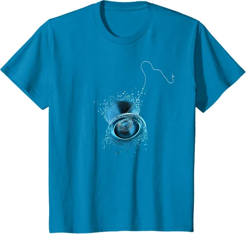 Miniatura 6 de Shattered Yo Yo - Camiseta de diseño azul impresionante, Negro, S