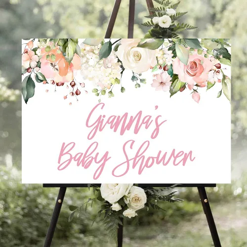 Miniatura 13 de Personalized Baby Shower Welcome Sign, Baby Shower Decoration Customised Baby Shower Party Sign Decor, Baby Shower Sign, Yard Sign Oudoor Party #10