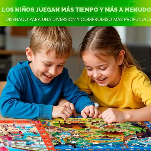 Miniatura 4 de QUOKKA Rompecabezas para niños de 4 a 6 años - 4 x 60 rompecabezas para niños pequeños de 5 a 8 años - Juguetes educativos de busca y encuentra