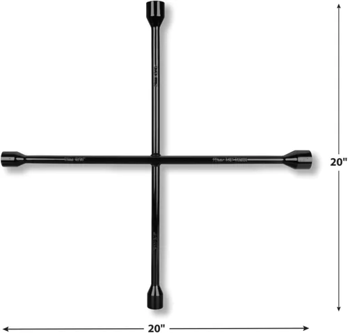 Miniatura 3 de Performance Tool W1 Silver Llave cruzada SAE/métrica de 4 vías de 20 pulgadas