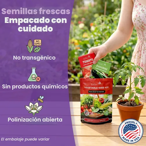 Miniatura 3 de 11 semillas tradicionales para plantar verduras y frutas, 4800 suministros de preparación de supervivencia y fin del mundo, paquete variado