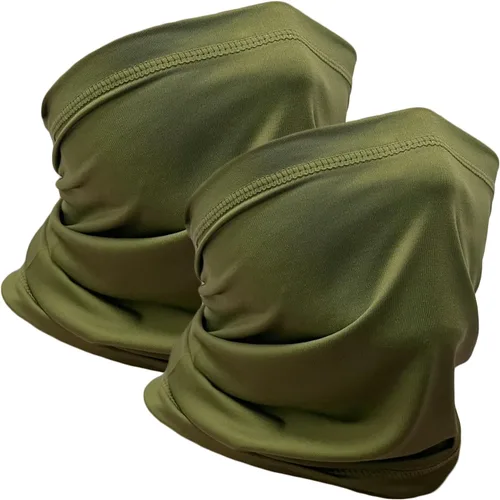 WOXVM 2 paquetes de polaina para el cuello, bufanda, bufanda de Gator para enfriar el sol, pasamontañas, bandana, protección UV, para hombres y