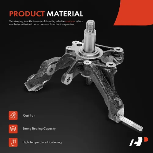 Miniatura 4 de A-Premium Nudillo de dirección de suspensión trasera izquierda compatible con Honda Accord 2003-2007, lado del conductor