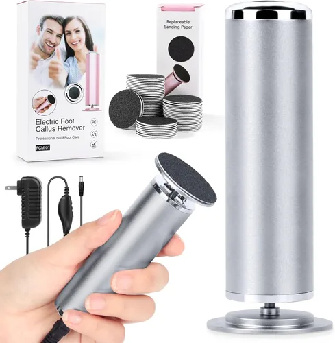 Miniatura 11 de Lima de Pies Removedor de Callos para Pies: Herramienta Profesional de Pedicura para SPA - Lima de Pies con Velocidad Ajustable para Piel y Callos