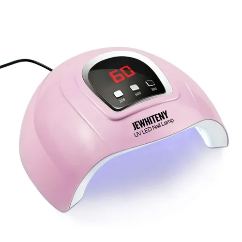 Lámpara de uñas LED UV de 54 W, Secador de uñas profesional, luz UV con 3 ajustes de temporizador, Secador LED de gel de curado, herramientas de