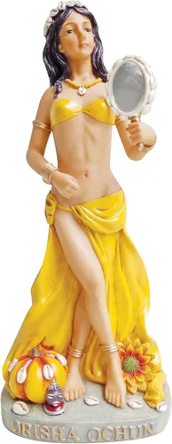 Estatua de Santo Orisha Ochun Estatua de Orisha Estatua católica (8 pulgadas)
