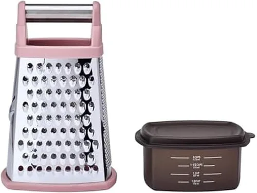 Miniatura 7 de KitchenAid Rallador de caja gourmet, color gris oscuro, 10 pulgadas Gris-Carbón