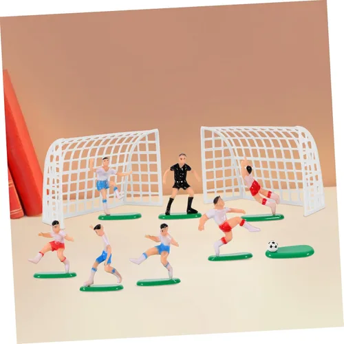 Miniatura 3 de DOITOOL Kit de decoración de fútbol de 8 piezas, decoración de pastel de fútbol, decoración de pastel de fútbol, decoración de pastel de fútbol