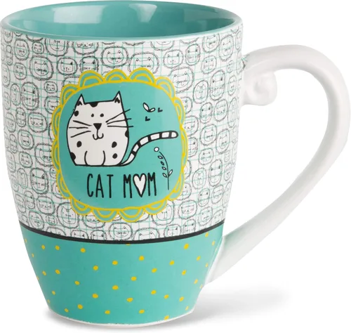 Miniatura 5 de Pavilion Gift Company Dog Mom - Taza de café, taza de té, 20 onzas, rosa