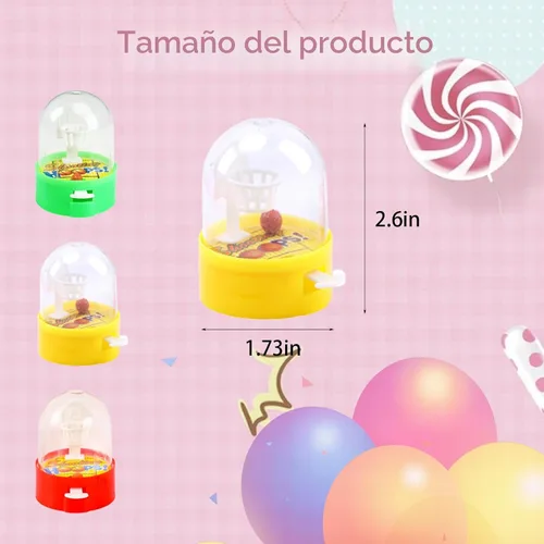 Miniatura 2 de NEEW Paquete de 12 Mini Juegos de Tiro de Baloncesto de Dedo, Obsequios de Fiesta, Decoraciones de Fiesta de Baloncesto Mini Portátil de Escritorio