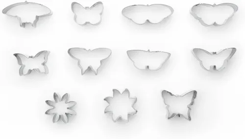 Miniatura 3 de Fox Run Mini Flower and Butterfly 11 Piece Cookie Cutter Set