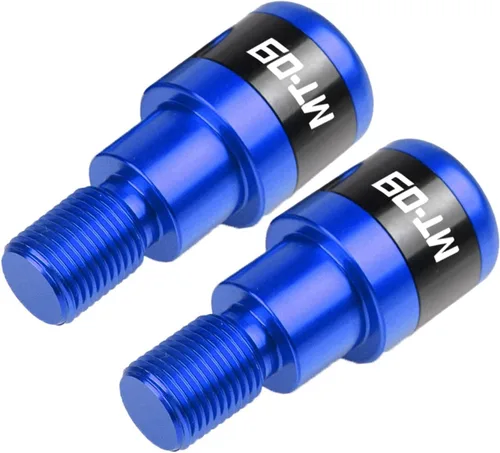 Miniatura 10 de Para Yamaha MT-09 FZ-09 2014 2015 2016 MT09 FZ09 MT FZ 09 Accesorios de motocicleta Manillar Grips Mano extremos Cap (Color : A Negro)