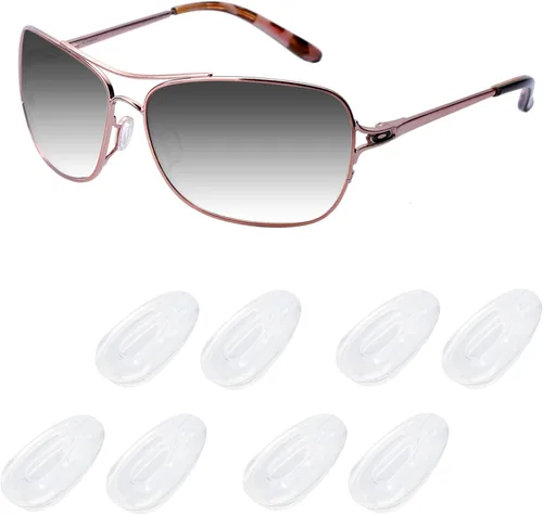 4 pares de almohadillas de nariz mejoradas para Oakley Feedback OO4079, Holbrook Metal OO4123, calibre 6, calibre 8, Elmont M L lentes de sol,