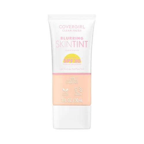 Miniatura 15 de COVERGIRL Clean Fresh - Tinte para piel borrosa con SPF 30, 420 luz/medio neutro, base líquida, acabado mate suave, suaviza, ilumina, difumina