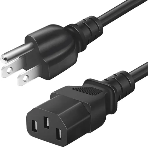 Miniatura 8 de Cable de alimentación de CA para Samsung Sony Lg Toshiba Dynex Panasonic Viewsonic LCD TV, computadora y monitor, cable universal de 3 pies de 3