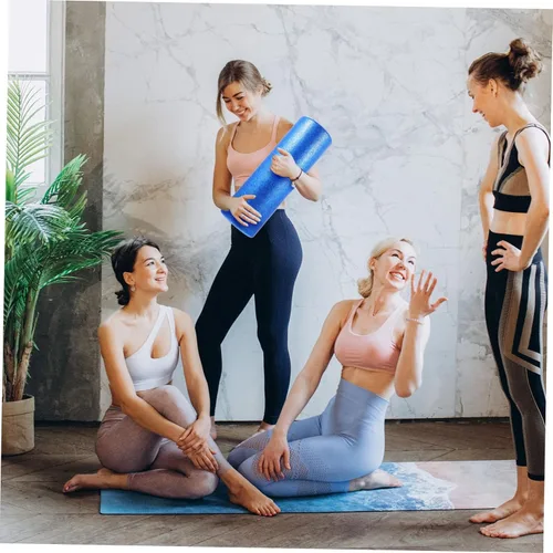 Miniatura 4 de Foam Yoga Roller High-Density Muscle Massage Column for Fitness Muscle Relaxation Household Yoga Supply for Body Awareness Postural Balance