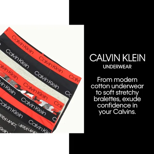 Miniatura 5 de Calvin Klein Paquete de 4 calzoncillos tipo bóxer para niño