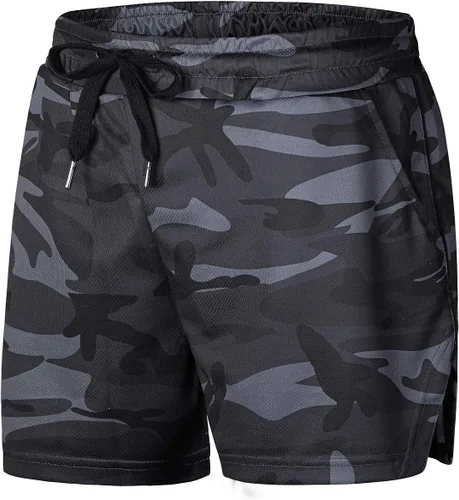 Miniatura 4 de FLYFIREFLY Pantalones cortos de entrenamiento de gimnasio para hombre, ligeros, atléticos, pantalones cortos para entrenamiento de culturismo