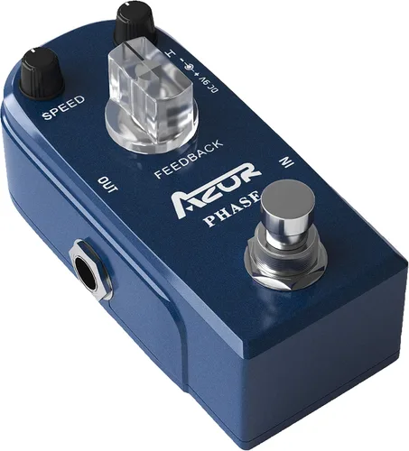 Miniatura 19 de AZOR AP-302 - Pedal de efecto de guitarra de distorsión, 3 modos, natural, apretado, clásico para guitarra eléctrica, True Bypass 3 perillas