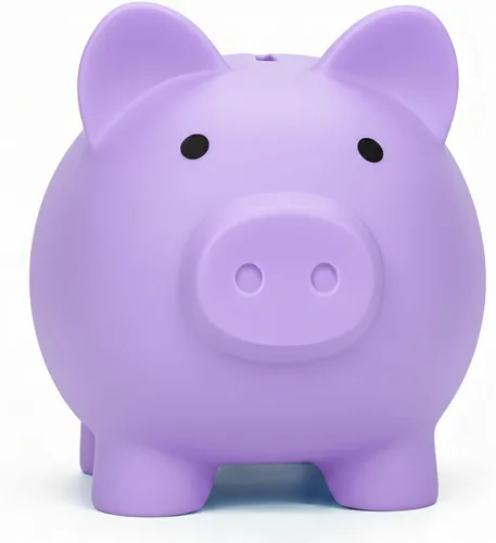 Miniatura 9 de Alcancía para Sbrvaniy Piggy Coin Banks para niños y niñas, mi primer banco de dinero de plástico irrompible tamaño S/M/L decoración ahorro Navidad