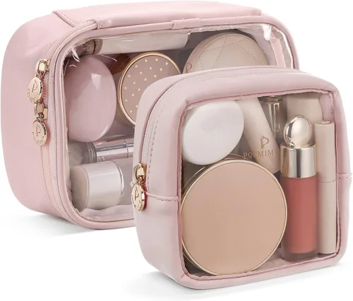 Miniatura 14 de Pocmimut Mini Bolsa de Maquillaje, Bolsa de Maquillaje Transparente para Viaje, Bolsa de Aseo Personal, Monedero, Accesorios para Coche, Cosas
