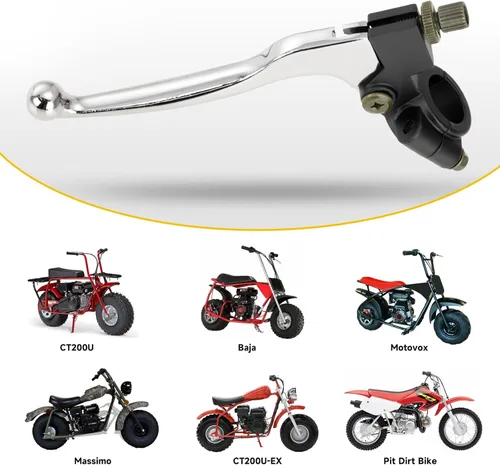 Miniatura 4 de HIAORS Palanca de freno y embrague de 7/8 pulgadas para bicicleta mini, pieza para Coleman CT200U BT200X Trail 200 CT100U CC100X Baja Massimo