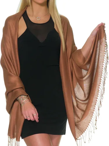 Miniatura 159 de Pashminas, chales y mantones para usar con vestidos de noche y en bodas, grandes y suaves