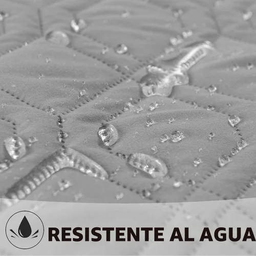 Miniatura 2 de Ameritex Funda impermeable para cama de perro, manta reversible para mascotas, para muebles, cama, sofá, sillón Gris+Gris Oscuro