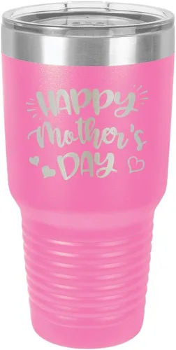 Miniatura 14 de Taza de viaje con texto en inglés "HAPPY MOTHERS DAY 30 oz Drink Tumbler with Straw " grabado con láser con divertidas citas " Compare con Yeti