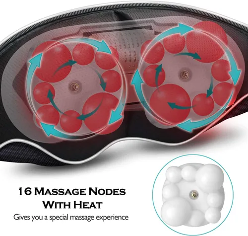 Miniatura 10 de Regalos de Navidad VIKTOR JURGEN para mujeres y hombres, masajeador Shiatsu de cuello y hombro con calor, masajeadores de recuperación deportiva