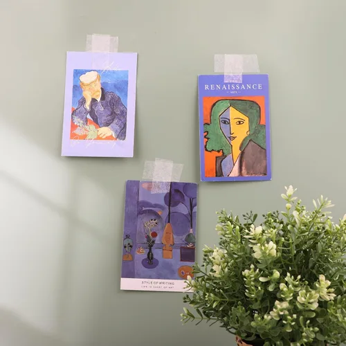 Miniatura 6 de Lineco Papel autoadhesivo para montaje/bisagra de archivo, arte de montaje, documentos, manualidades y proyectos de paspartú, sin ácidos, sin