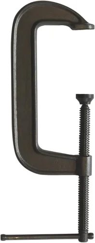 BESSEY Abrazadera en C de aleación dúctil 540-5, 5 pulgadas x 2 1/2 pulgadas de profundidad de garganta y fuerza de sujeción de 2,250 libras