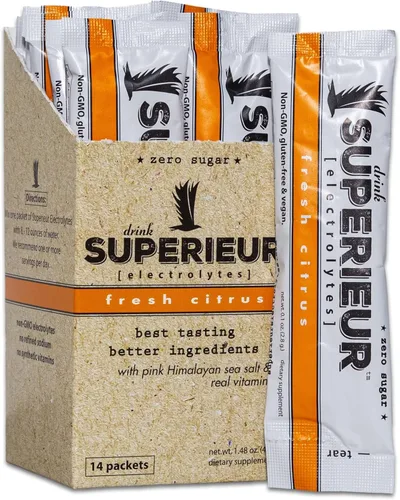 Miniatura 8 de Superieur Electrolytes – Suplemento de electrolitos a base de plantas con minerales marinos para hidratación y recuperación – Apto para dieta keto