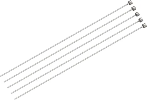 Miniatura 12 de uxcell Pasadores eyectores rectos, 0.118 in (1/8 ") de diámetro. Punzón de punta redonda de acero 65Mn 200 mm (8") de largo para mantenimiento