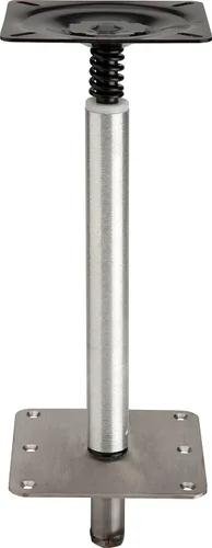 Attwood 97739-T Juego de pedestal de asiento de barco de acero inoxidable con pasador giratorio Eze Lock'N Pin de 3/4 pulgadas