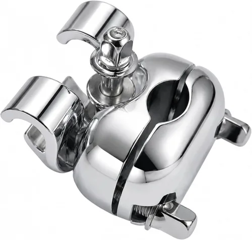 Soporte de montaje de campana para abrazadera de aro de batería | For Cowbell, Tambourine, Splash Cymbal and Auxiliary Percussion, Fits Tom Hoops,