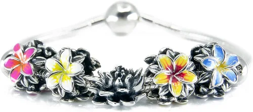 Miniatura 6 de Flor de loto de plata esterlina, flor de loto de plata de ley S925, colgante de flor de loto tropical hawaiano, budismo espiritual para yoga, lirios