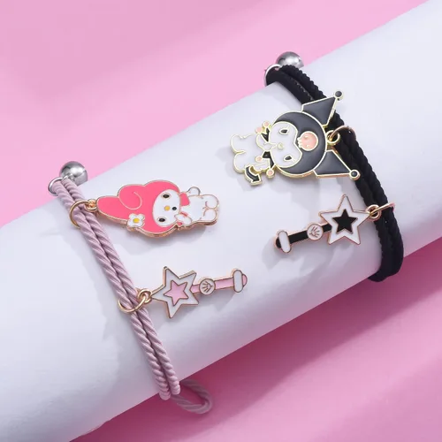 Miniatura 3 de Collar de anime figura de joyería para adolescentes kawaii mejores amigos gargantilla colgante para niña Metal Tiendaita