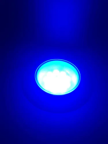 Miniatura 3 de Pactrade Marine Pontón de barco para caravana, rojo, verde, azul, blanco, luz de techo LED de cortesía, carcasa de plástico blanco, lente