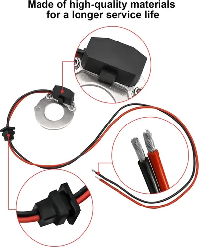 Miniatura 3 de Kit de conversión de encendido 1847A apto para Volkswagen VW, encendedor de 4 cilindros compatible con Bosch 009