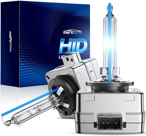 Marsauto Bombillas HID D1S, bombilla de xenón blanco frío de 8000 K, 66144 66140 85140 85415 (85415C1) para reemplazo HID, Plug and Play, paquete de