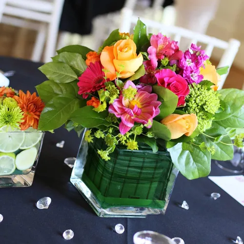 Miniatura 7 de Jaula de espuma floral para flores, soporte cuadrado de espuma para flores frescas, cuenco de mesa, centro de mesa, arreglo floral de 4.3 x 4.3 x