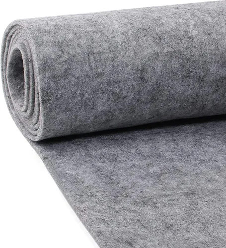 Miniatura 8 de MODIGT Alfombra de fieltro de alta calidad de 40 x 70 pulgadas para RV, barco, camión, caja de altavoces, revestimiento de puerta, escritorio (negro)