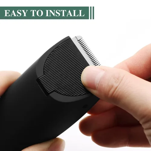 Miniatura 2 de Paquete de 2 cuchillas de repuesto para recortadora Meridian, cuchillas de repuesto higiénicas de cerámica compatibles con Meridian Body Trimmer