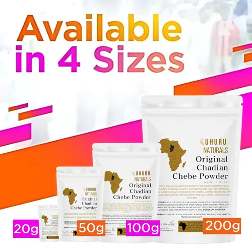 Miniatura 5 de Authentic Chebe Powder from Chad (200 Grams) – 100% Natural African Hair Strengthening; Length Retention Treatment for Breakage – Traditional Herbal