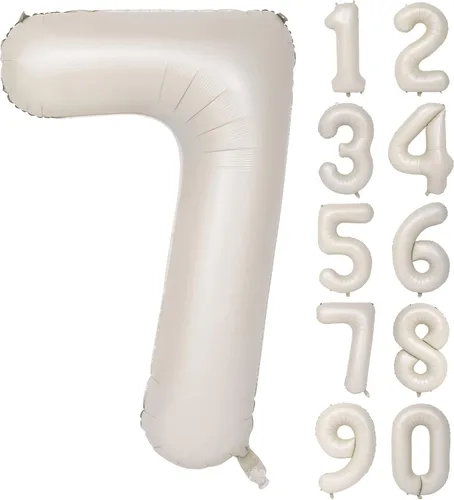 Miniatura 24 de Globos de helio de 40 pulgadas con dígitos dorados para fiesta de cumpleaños., Número 0, 40 pulgadas, número 0 oro 7
