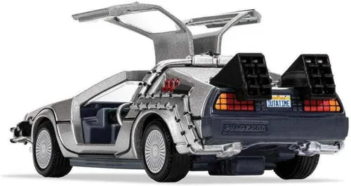 Miniatura 2 de Corgi CC05503 - Figura de Delorean y Doc Brown de Regreso al futuro, modelo 1:36 de vehículos preconstruidos, de metal clásico coleccionable