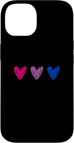Miniatura 4 de Funda para iPhone 12/12 Pro Bisexual Pride Hearts Bi Pride Flag